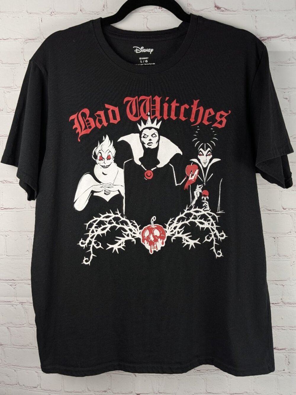 Disney Bad Witches Villains Graphic Tee L